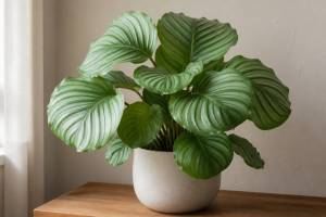 Calathea orbifolia: cómo cuidar sus hojas sin puntas secas